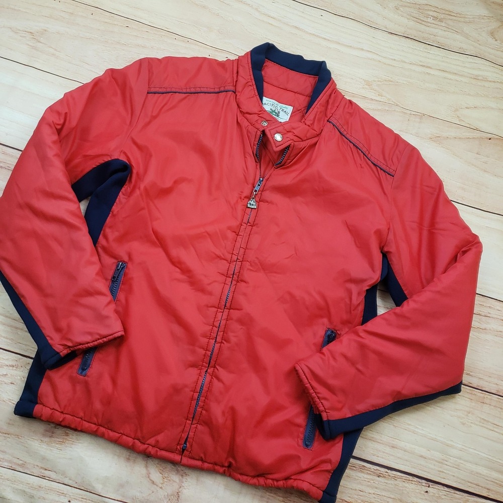 Vintage Pacific Trail Jacket‎ Mens Large Quilted Full Zip Outdoors Coat 80s 90s - Picture 2 of 10